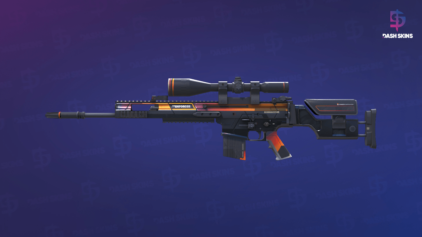 SCAR-20 | Enforcer (Minimal Wear) Screenshot Playside