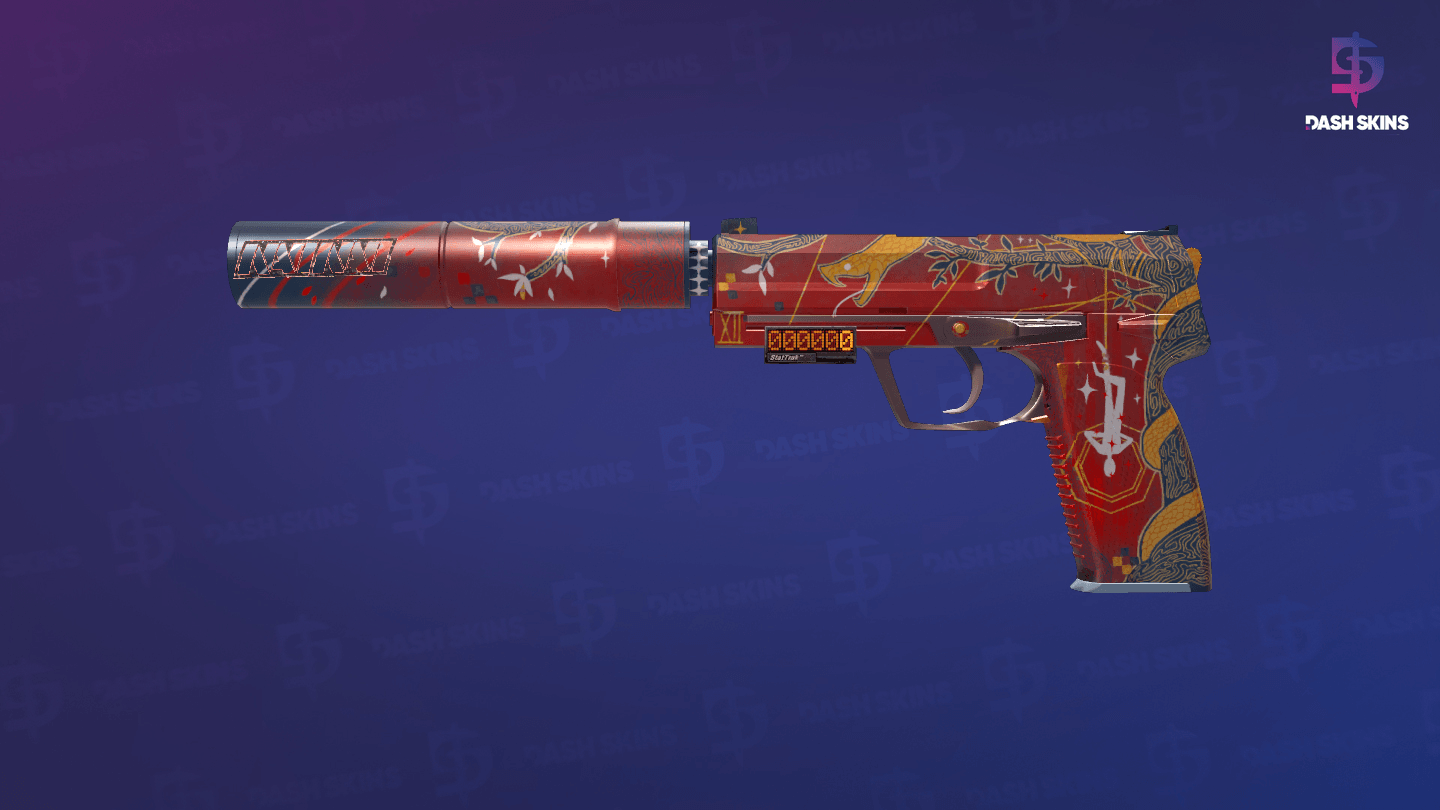 StatTrak™ USP-S | The Traitor (Minimal Wear) Screenshot Playside