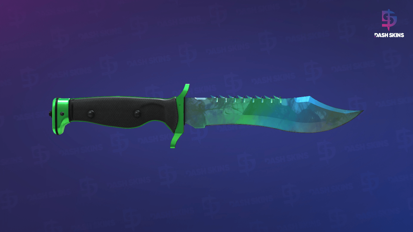 ★ Bowie Knife | Gamma Doppler (Factory New) - Phase 3 Screenshot Playside