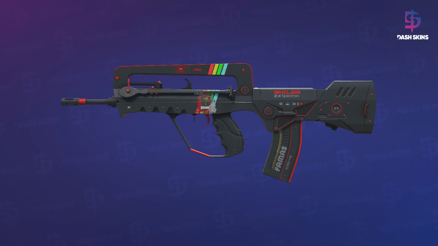 FAMAS | ZX Spectron (Battle-Scarred) Screenshot Playside