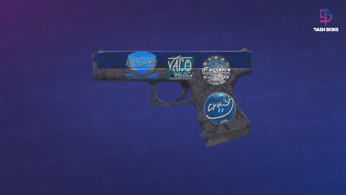Glock-18 | Blue Fissure (Field-Tested) Screenshot Playside
