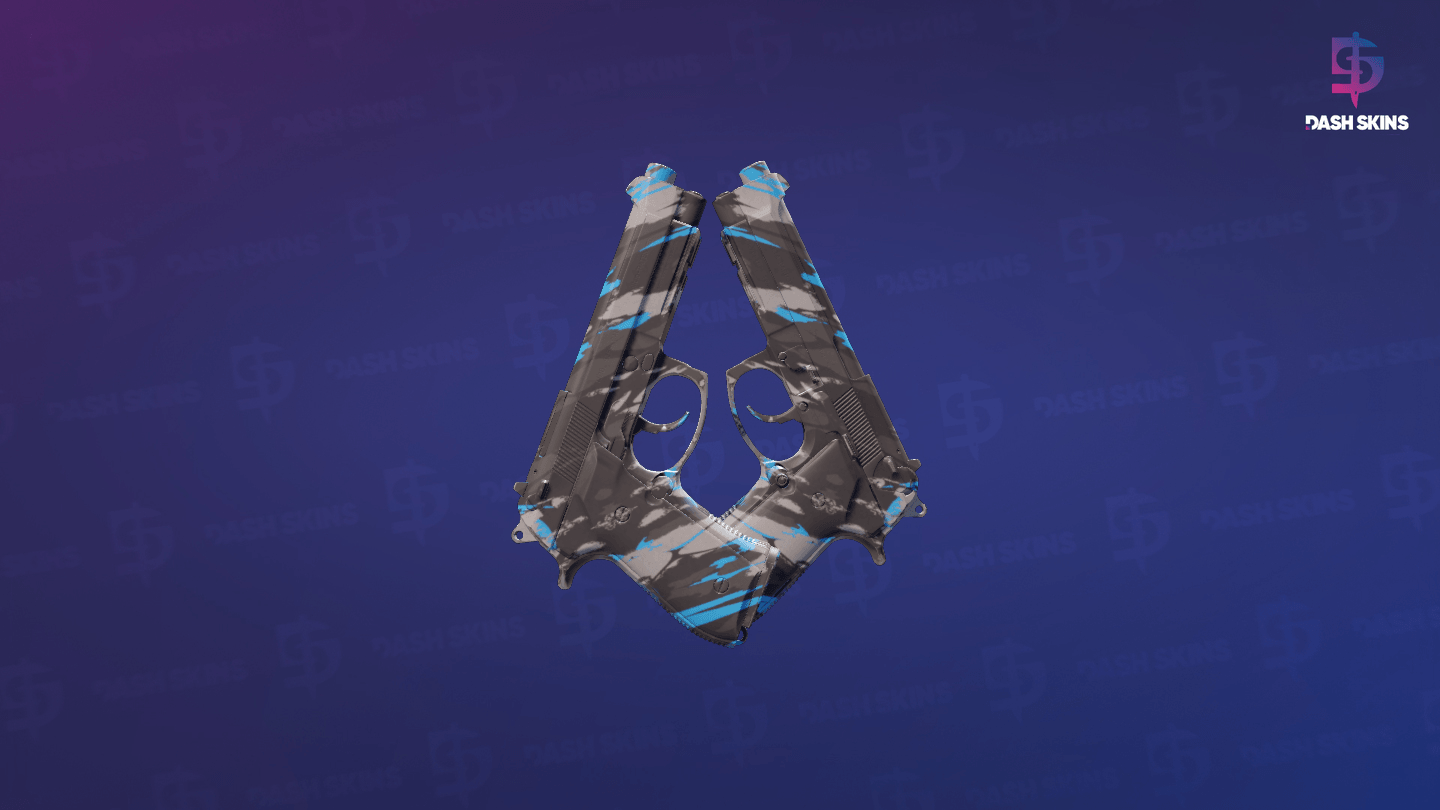 Dual Berettas | Shred (Factory New) Screenshot Playside