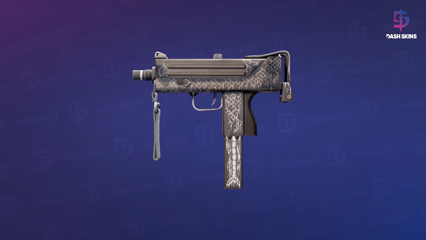 MAC-10 | Whitefish (Minimal Wear) Screenshot Playside