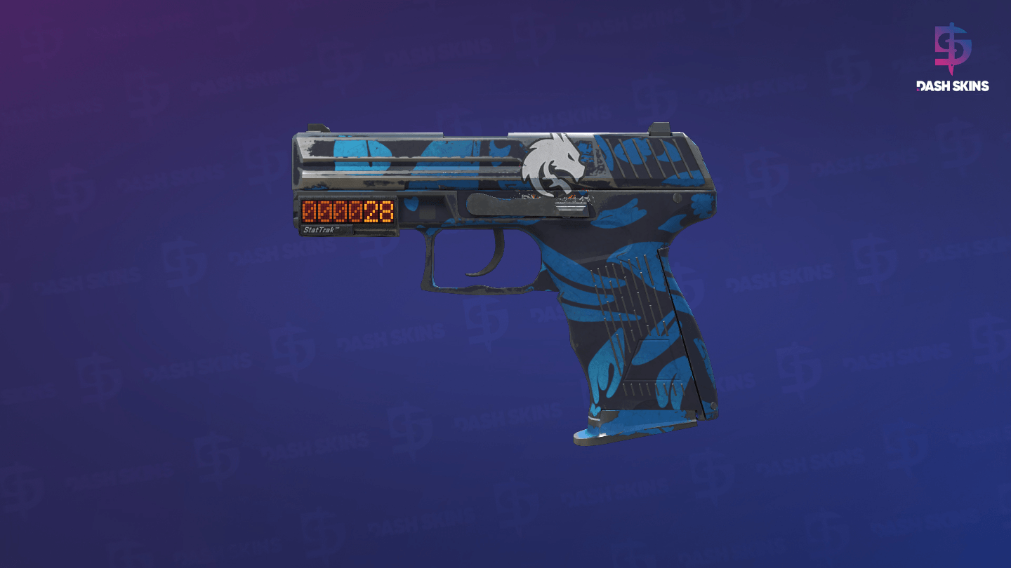 StatTrak™ P2000 | Oceanic (Well-Worn) Screenshot Playside