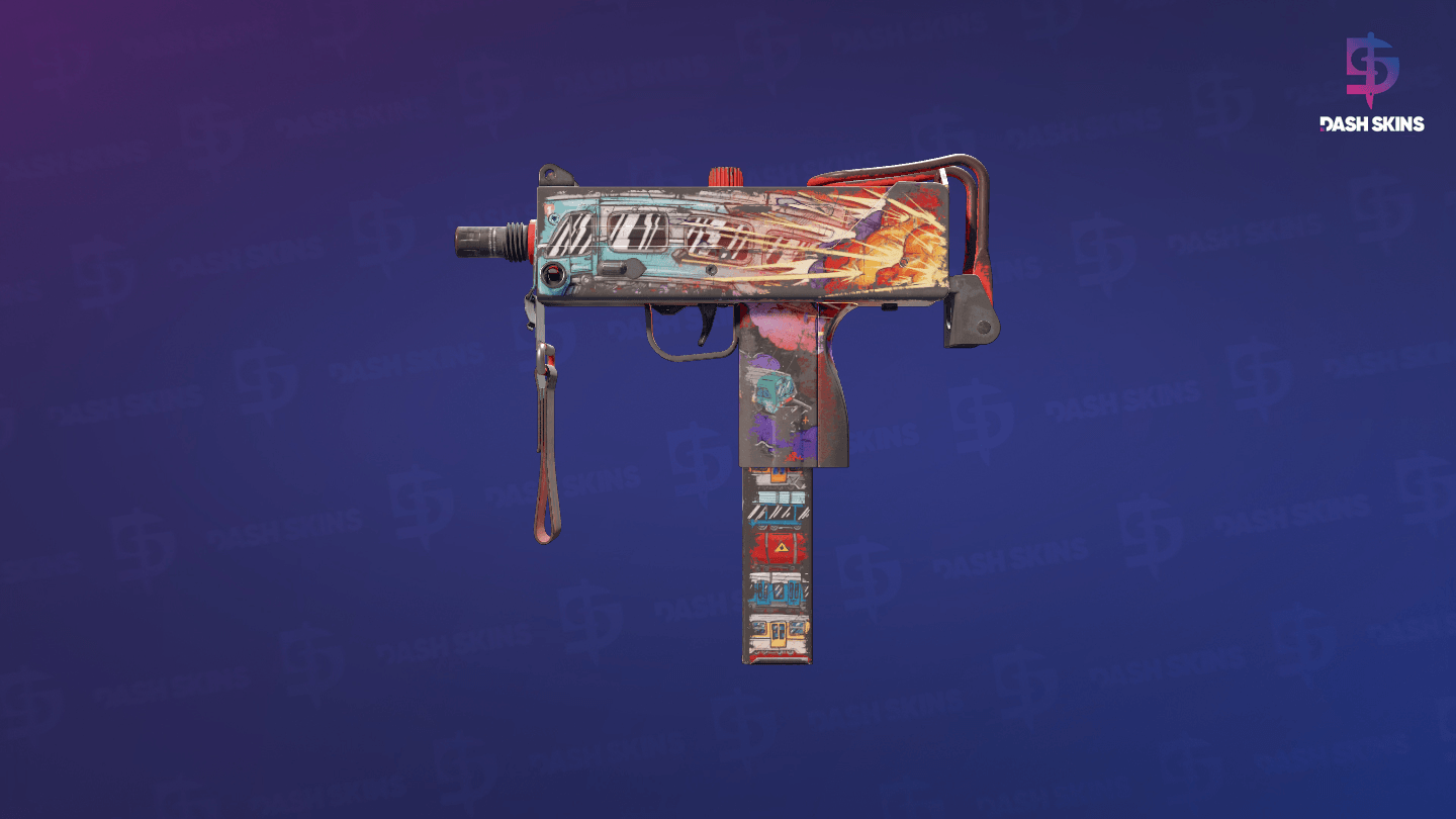 MAC-10 | Derailment (Battle-Scarred) Screenshot Playside