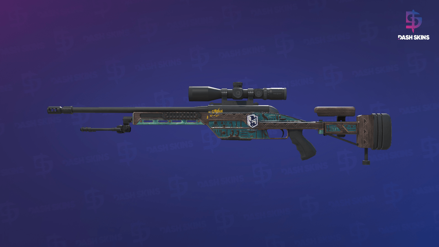 SSG 08 | Azure Glyph (Factory New) Screenshot Playside