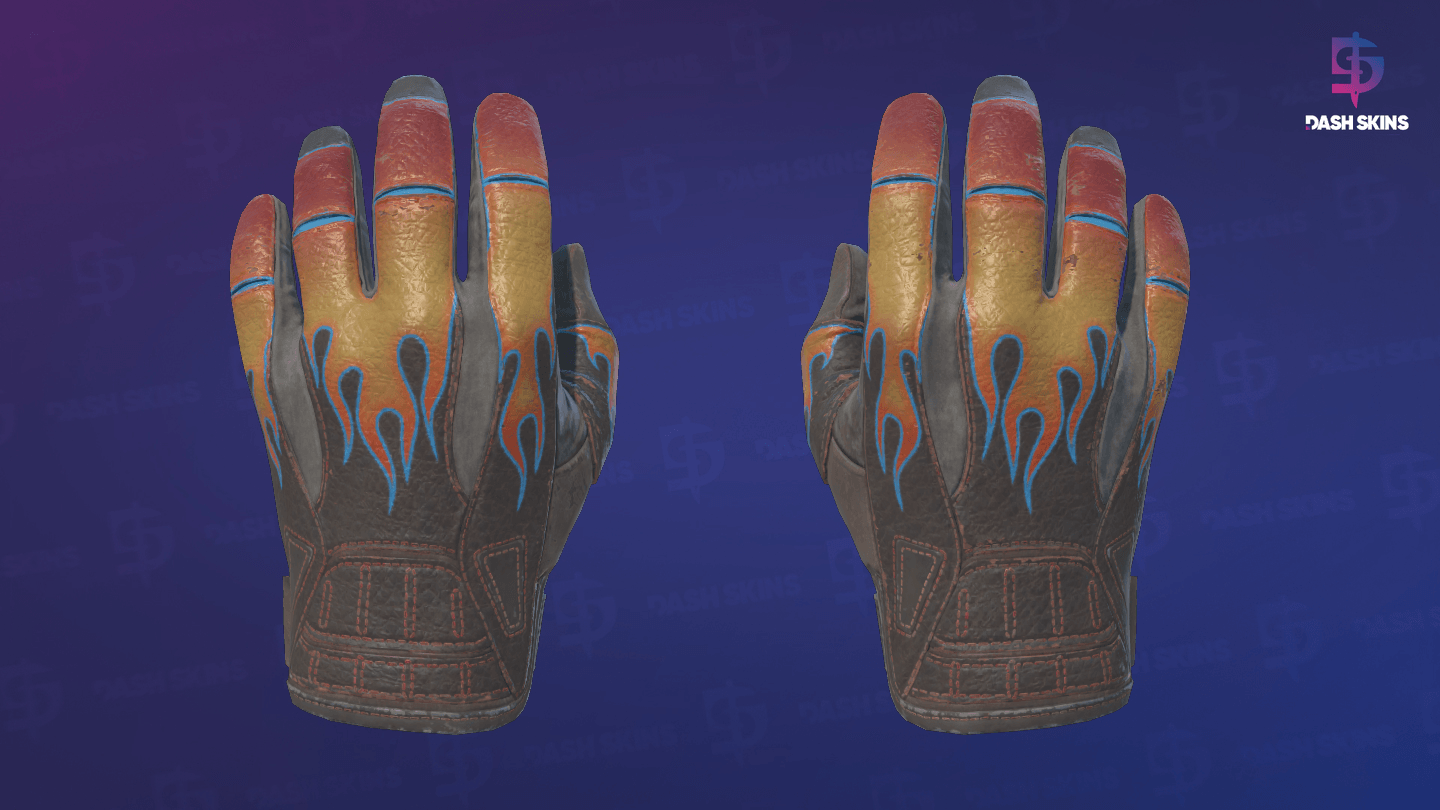 ★ Sport Gloves | Blaze (Well-Worn) Screenshot Playside