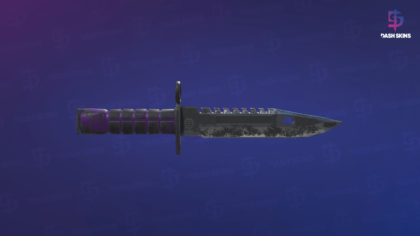 ★ M9 Bayonet | Ultraviolet (Battle-Scarred) Screenshot Playside