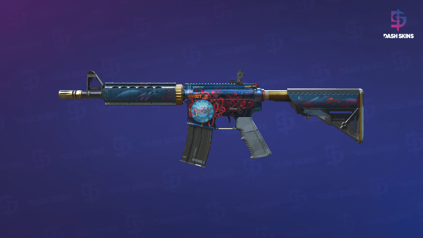 StatTrak™ M4A4 | Spider Lily (Field-Tested) Screenshot Playside
