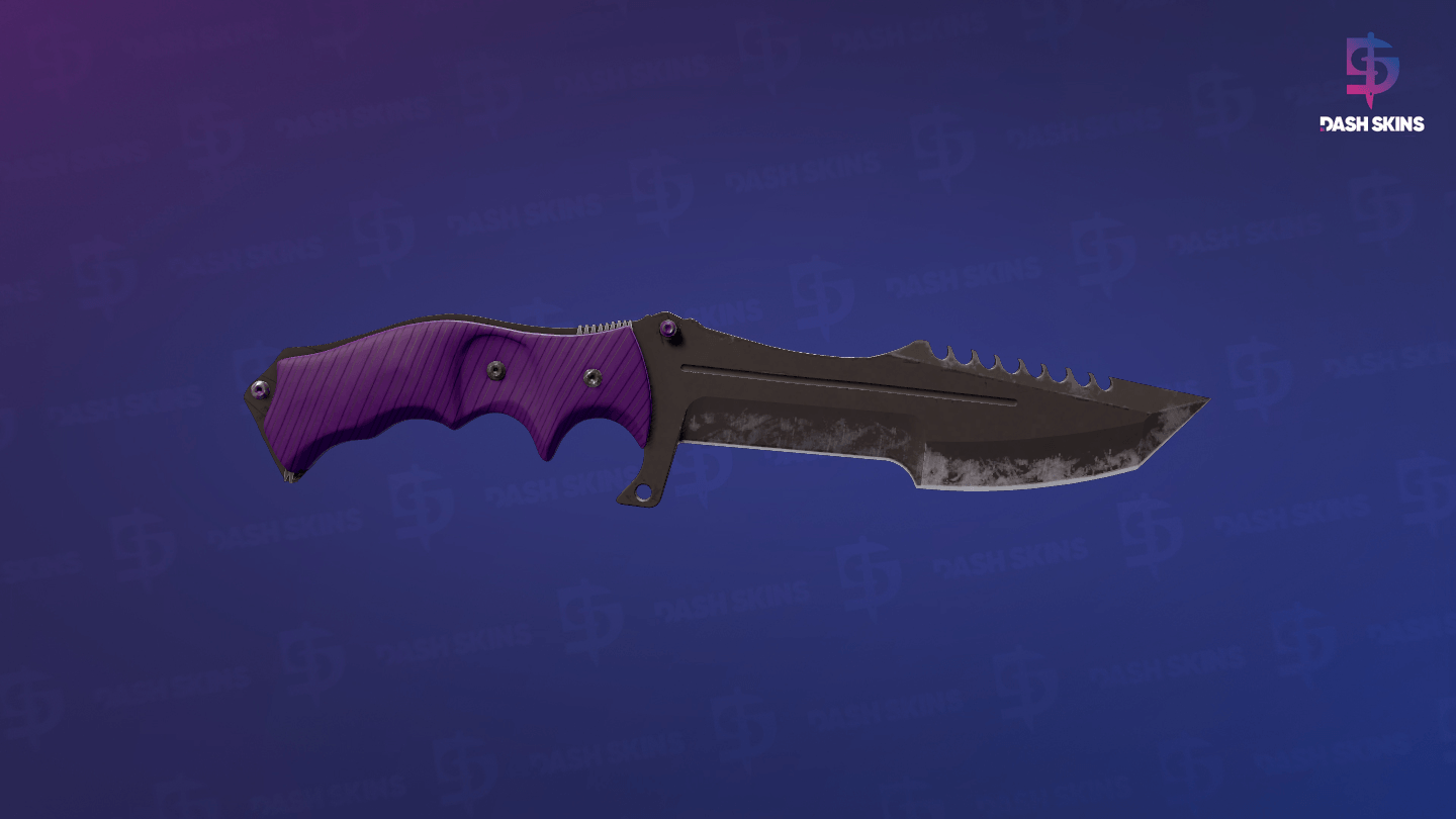 ★ Huntsman Knife | Ultraviolet (Field-Tested) Screenshot Playside