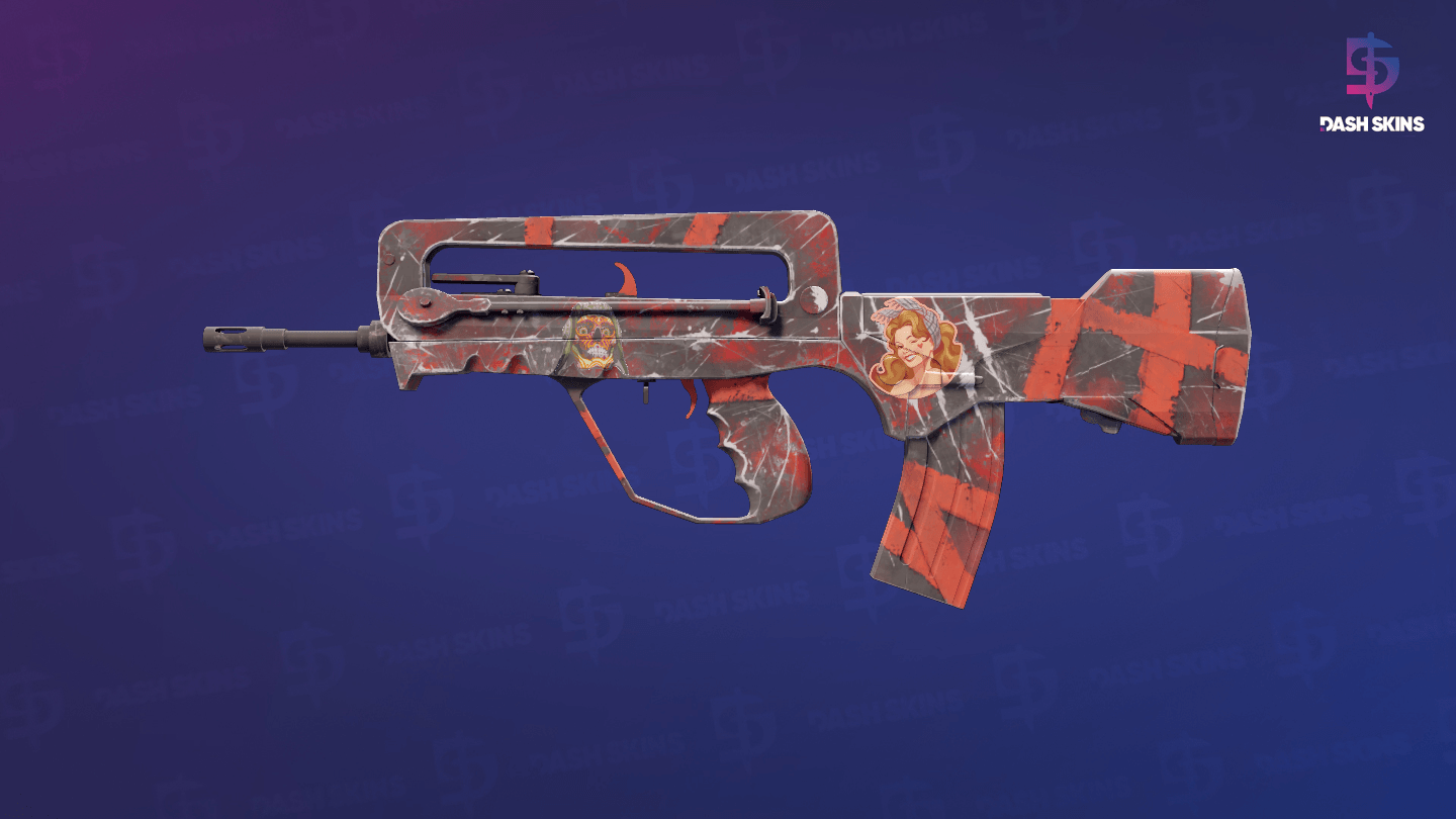 FAMAS | Survivor Z (Factory New) Screenshot Playside