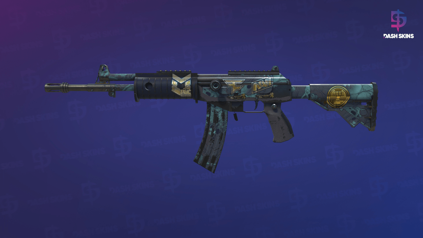 Souvenir Galil AR | Cold Fusion (Well-Worn) Screenshot Playside