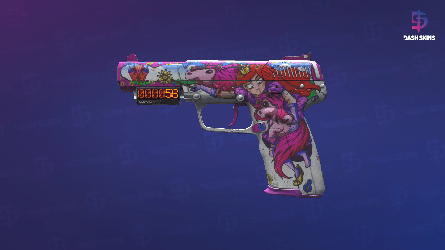 StatTrak™ Five-SeveN | Fairy Tale (Well-Worn) Screenshot Playside