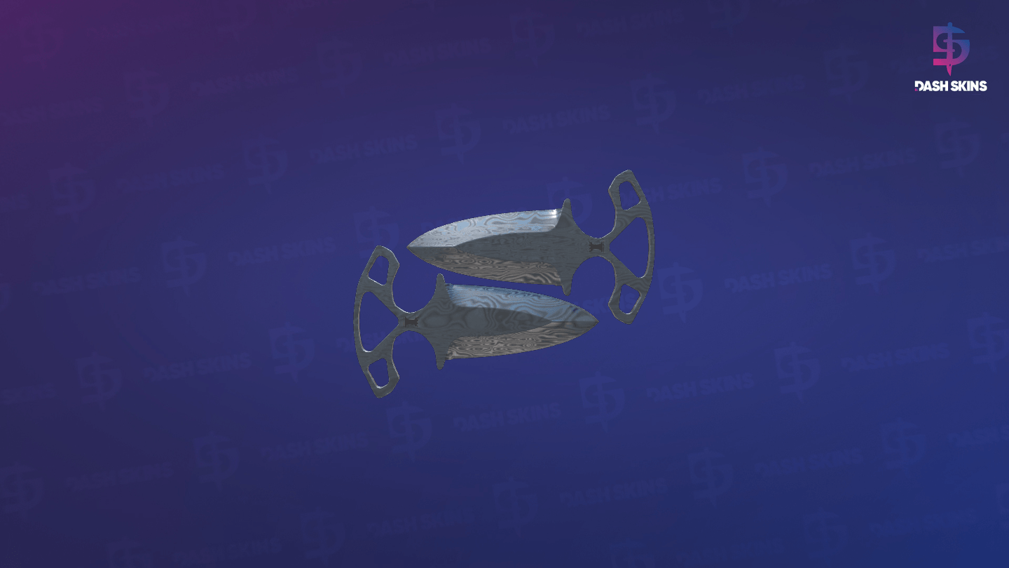 ★ Shadow Daggers | Damascus Steel (Field-Tested) Screenshot Playside