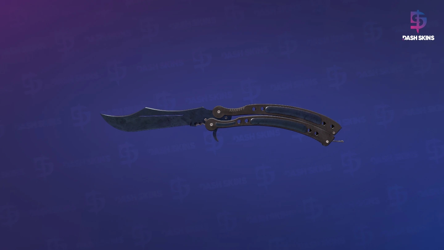 ★ Butterfly Knife | Blue Steel (Minimal Wear) Screenshot Playside