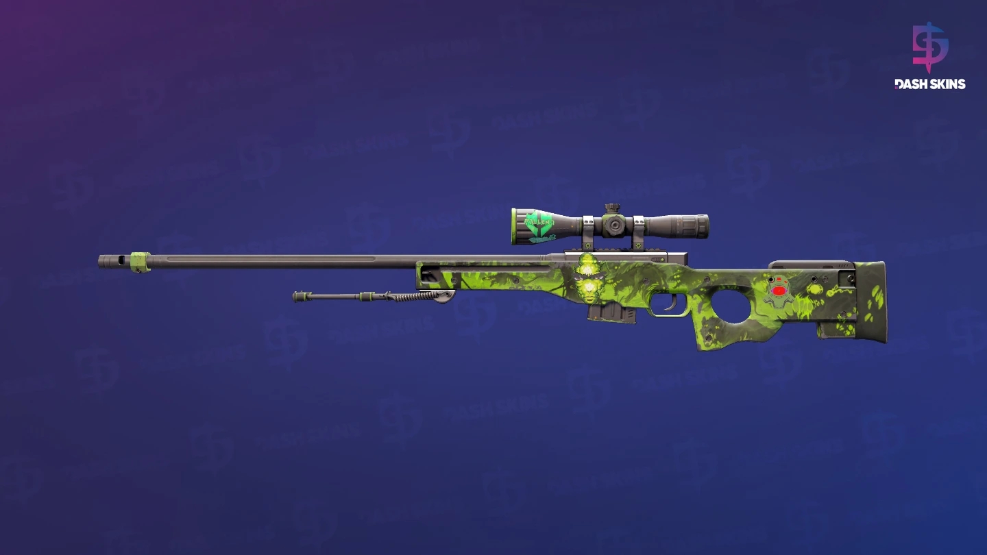 AWP | Containment Breach (Well-Worn) Screenshot Playside