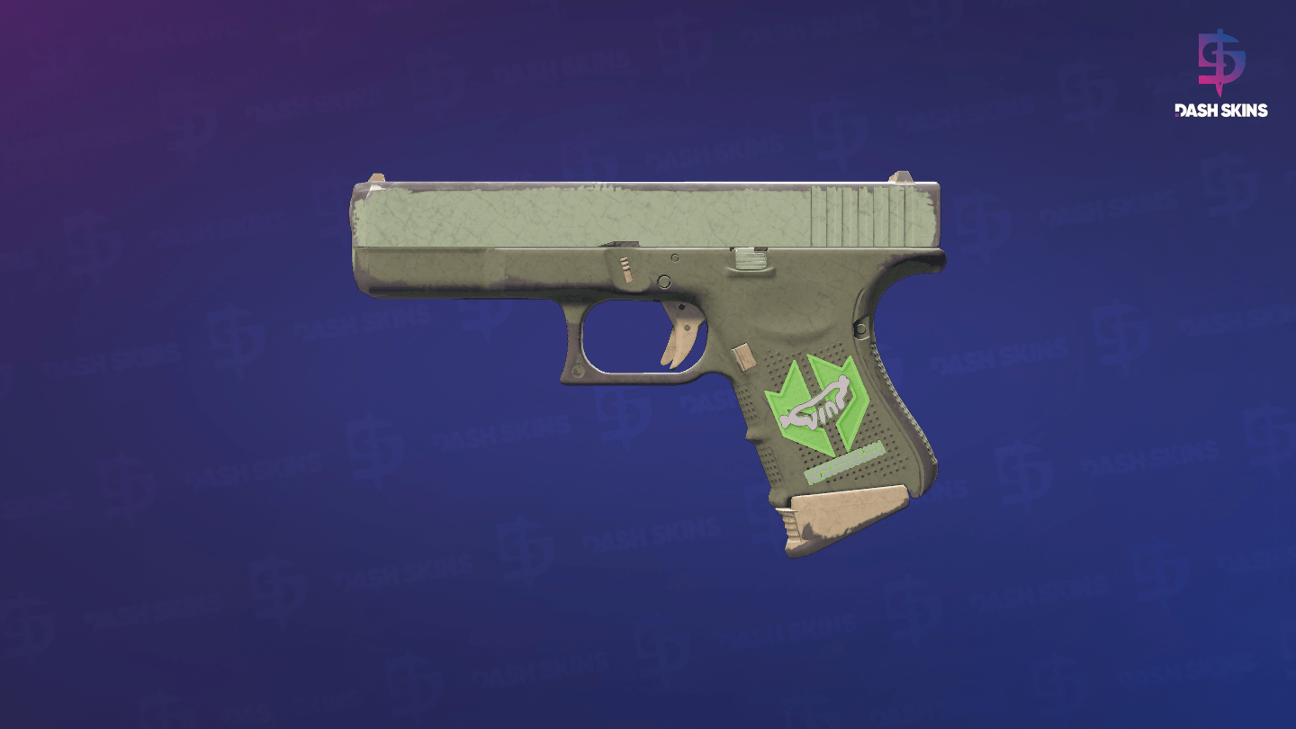 Souvenir Glock-18 | Groundwater (Well-Worn) Screenshot Playside