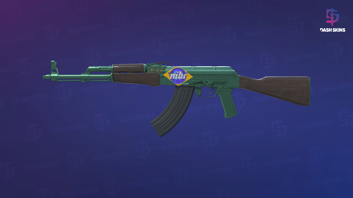 AK-47 | Wintergreen (Factory New) Screenshot Playside