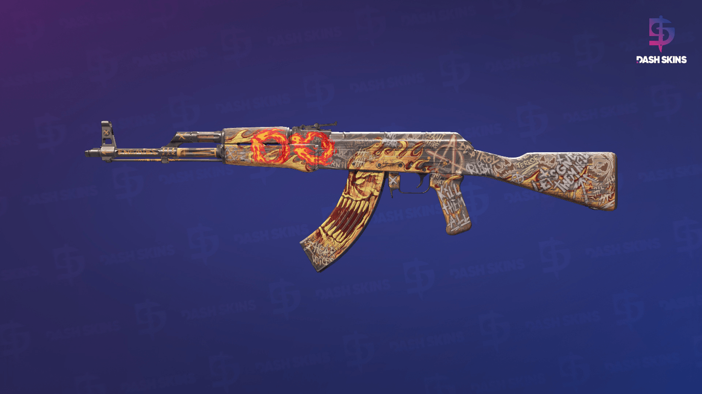 AK-47 | Searing Rage (Field-Tested) Screenshot Playside