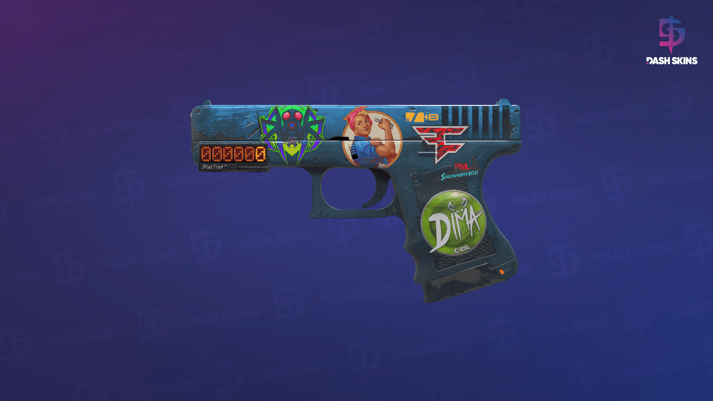StatTrak™ Glock-18 | Off World (Field-Tested) Screenshot Playside