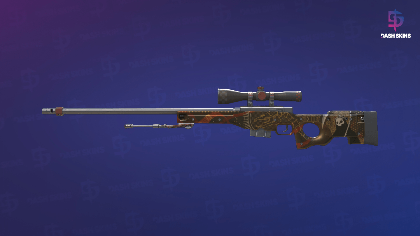 AWP | Mortis (Well-Worn) Screenshot Playside