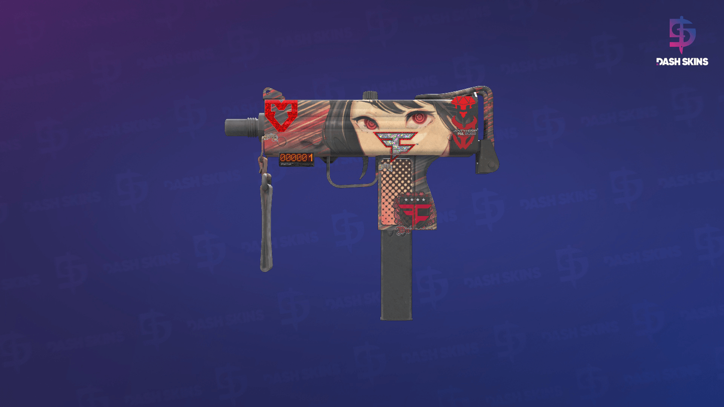 StatTrak™ MAC-10 | Sakkaku (Well-Worn) Screenshot Playside