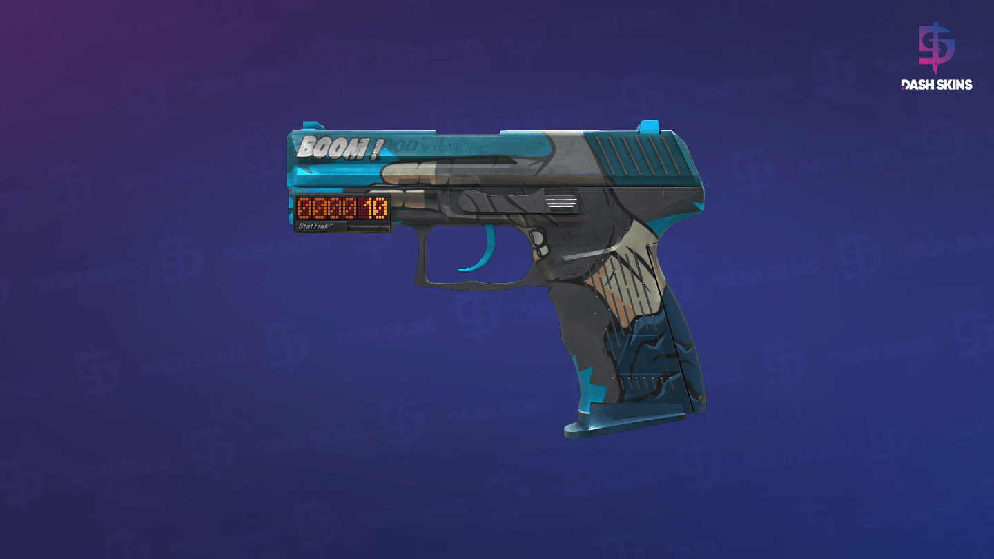 StatTrak™ P2000 | Handgun (Battle-Scarred) Screenshot Playside