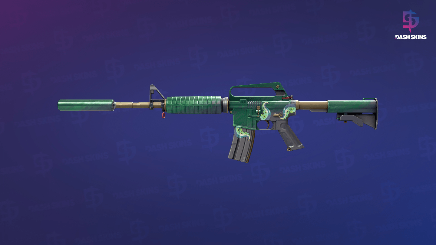 M4A1-S | Electrum (Minimal Wear) Screenshot Playside