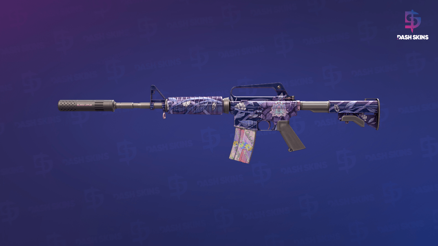 M4A1-S | Black Lotus (Minimal Wear) Screenshot Playside