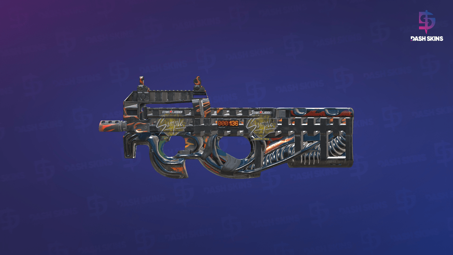 StatTrak™ P90 | Vent Rush (Factory New) Screenshot Playside