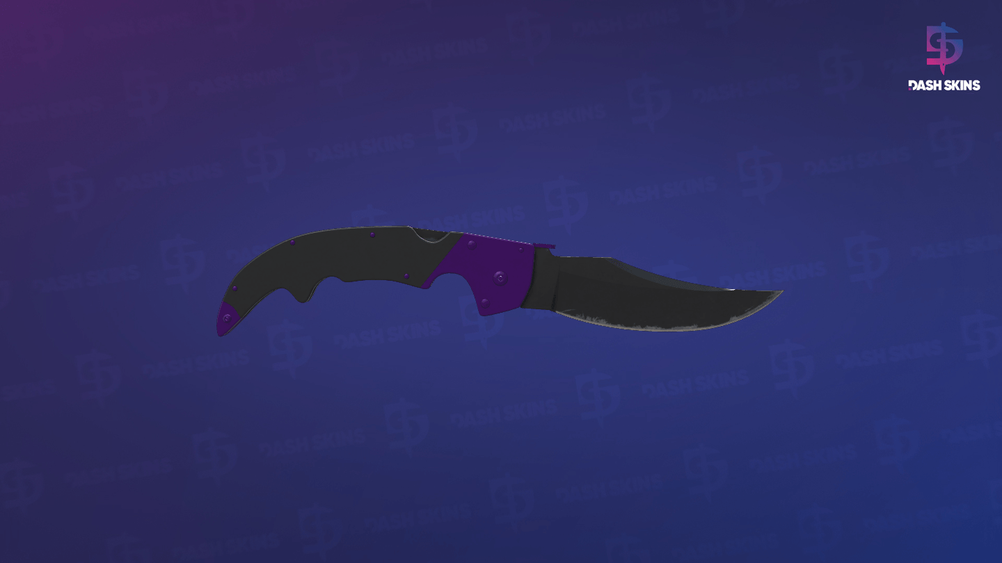 ★ Falchion Knife | Ultraviolet (Minimal Wear) Screenshot Playside