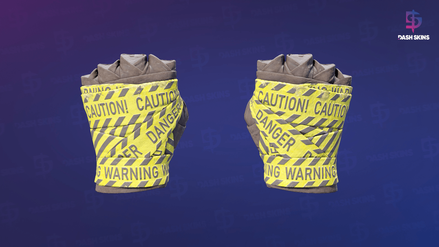 ★ Hand Wraps | CAUTION! (Battle-Scarred) Screenshot Playside