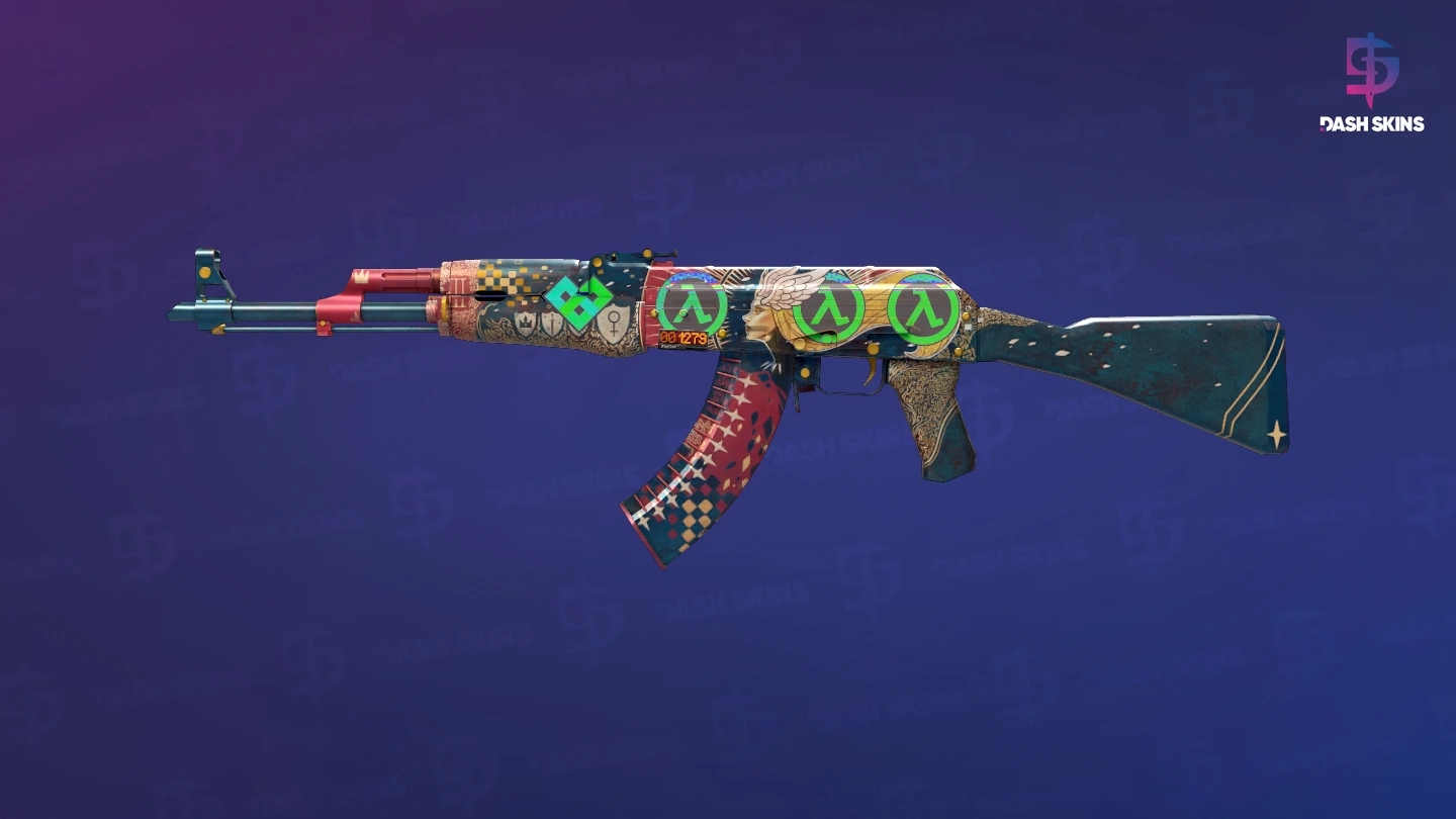 StatTrak™ AK-47 | The Empress (Well-Worn) Screenshot Playside