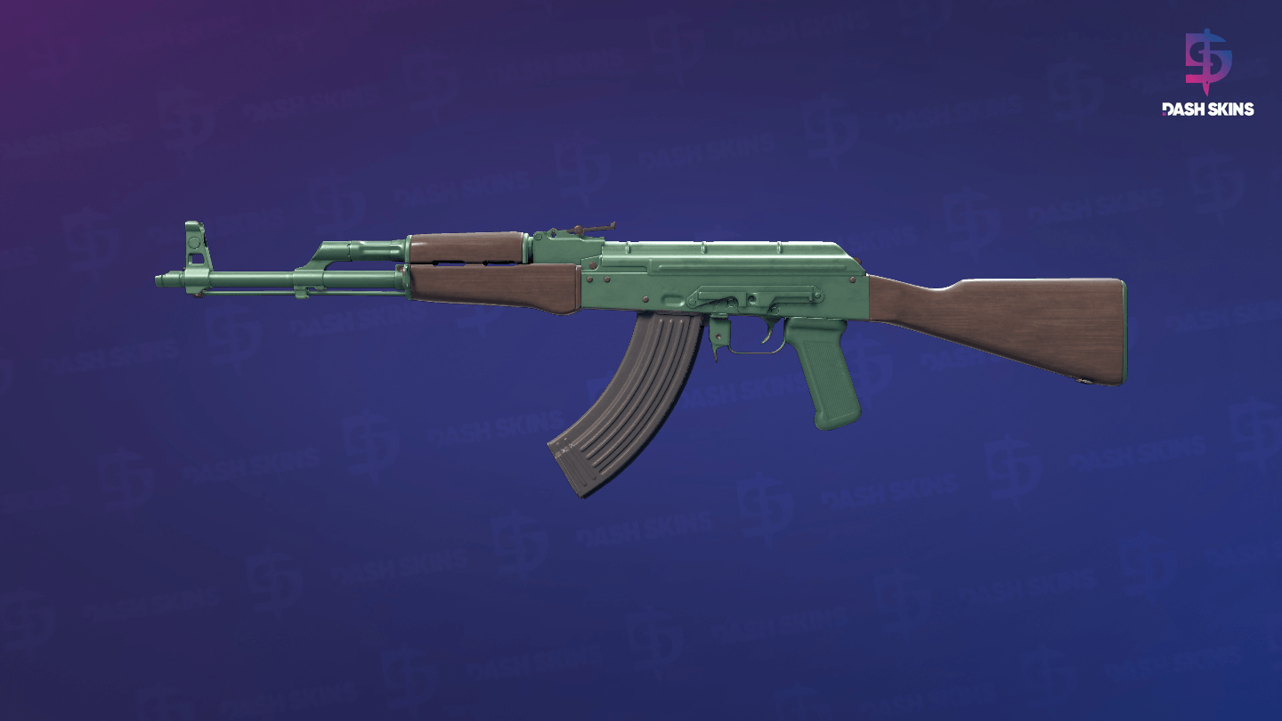 AK-47 | Wintergreen (Minimal Wear) Screenshot Playside