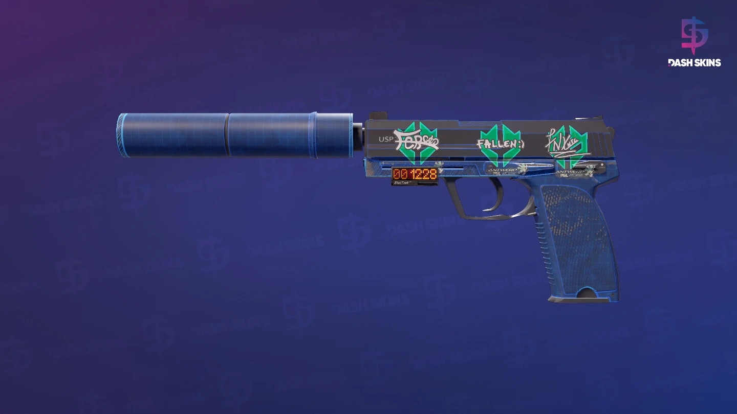 StatTrak™ USP-S | Blueprint (Field-Tested) Screenshot Playside