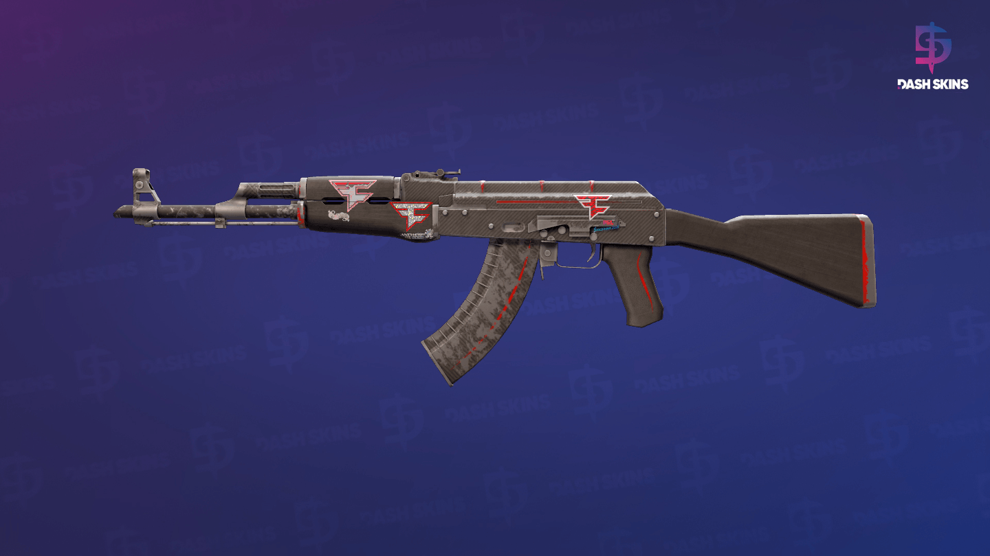 AK-47 | Redline (Well-Worn) Screenshot Playside