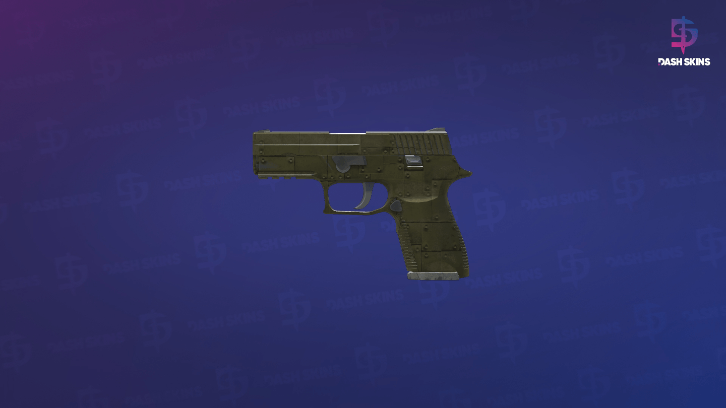 P250 | Iron Clad (Battle-Scarred) Screenshot Playside