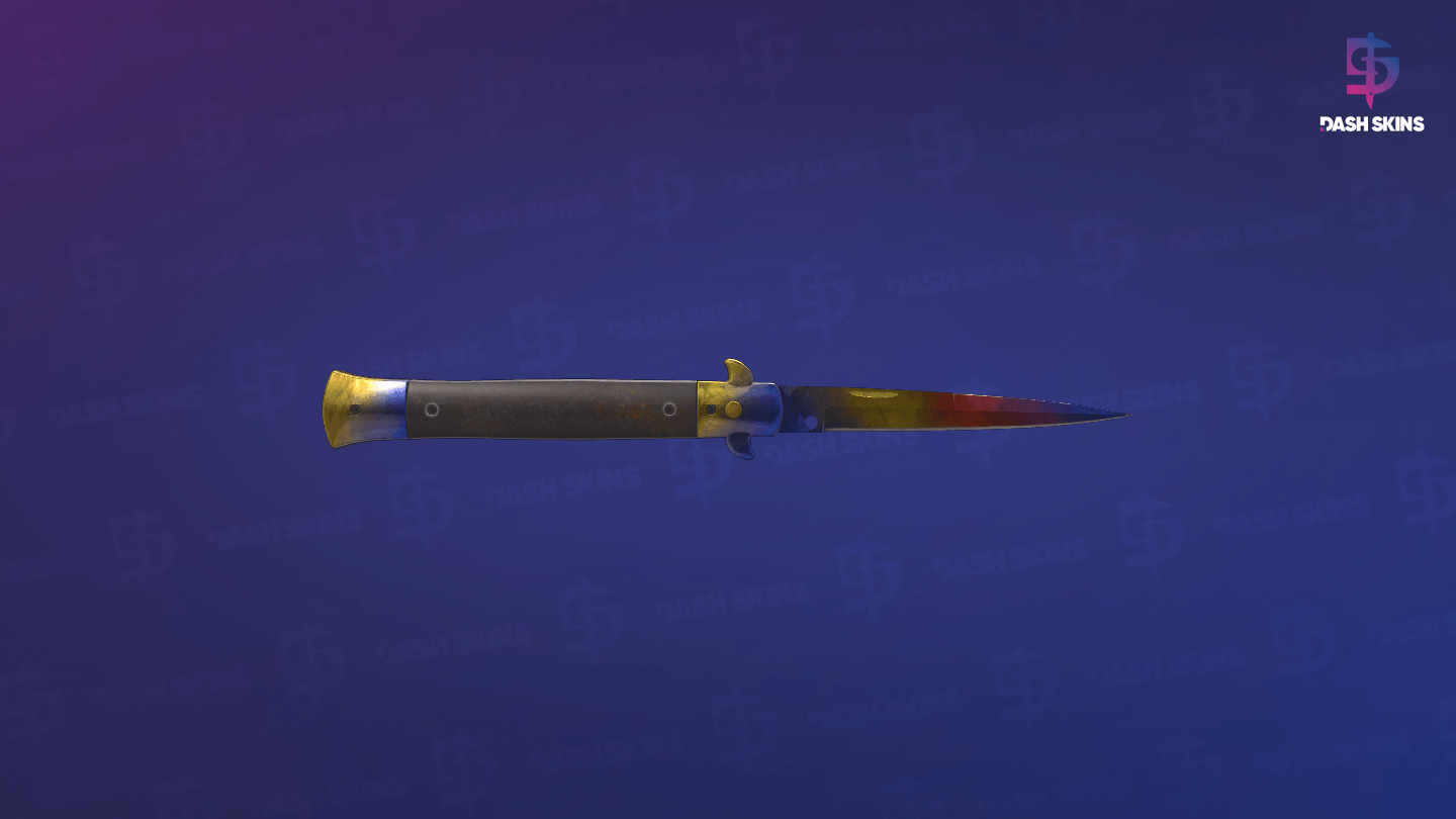 ★ Stiletto Knife | Marble Fade (Minimal Wear) Screenshot Playside