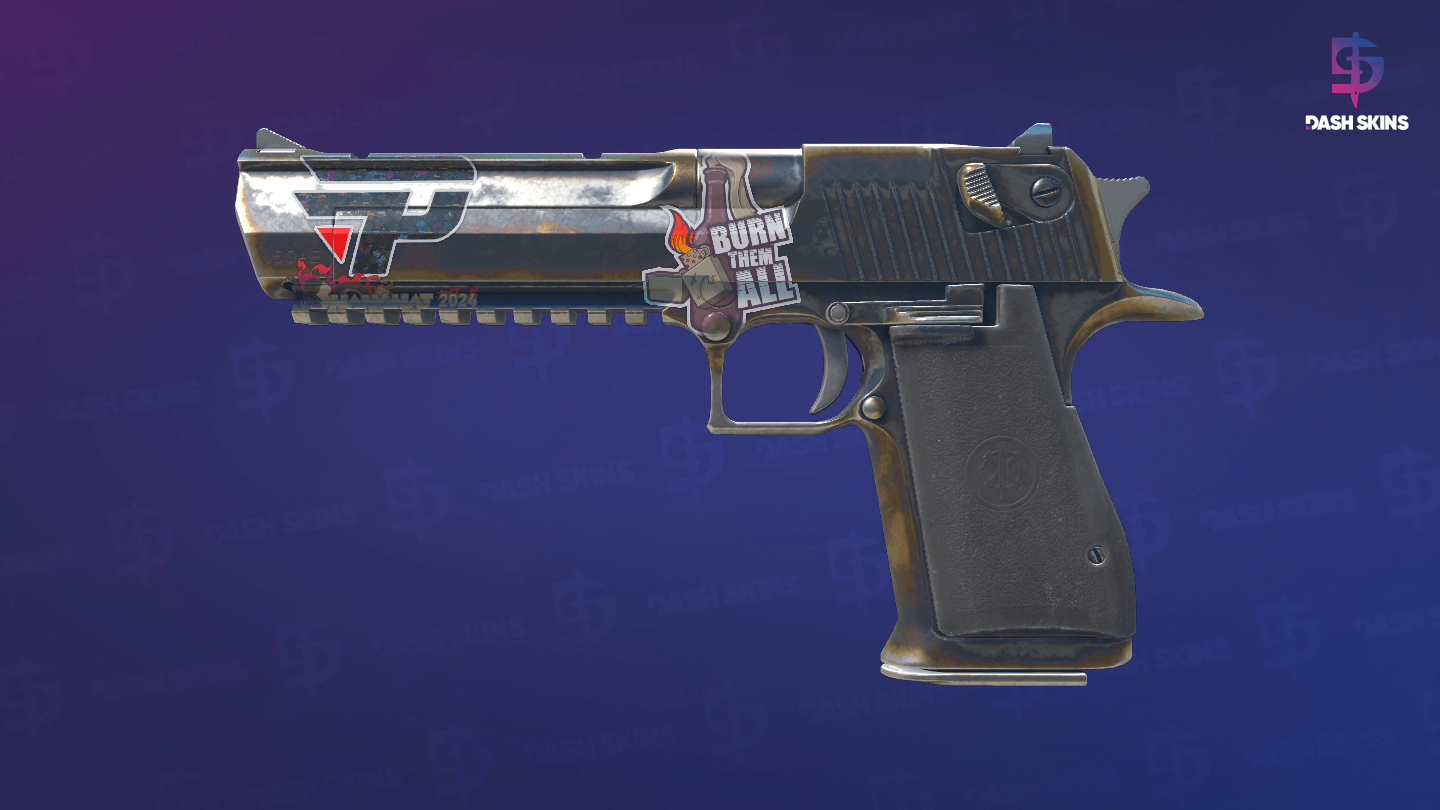 Desert Eagle | Heat Treated (Well-Worn) Screenshot Playside