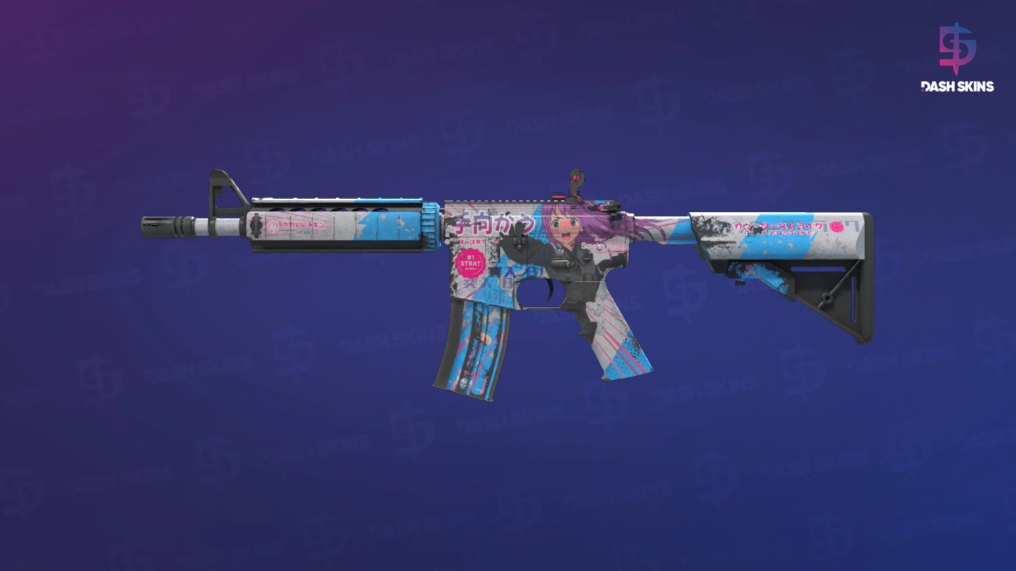 M4A4 | Temukau (Well-Worn) Screenshot Playside