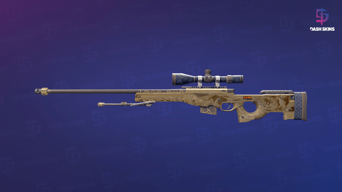 StatTrak™ AWP | Queen's Gambit (Well-Worn) Screenshot Playside
