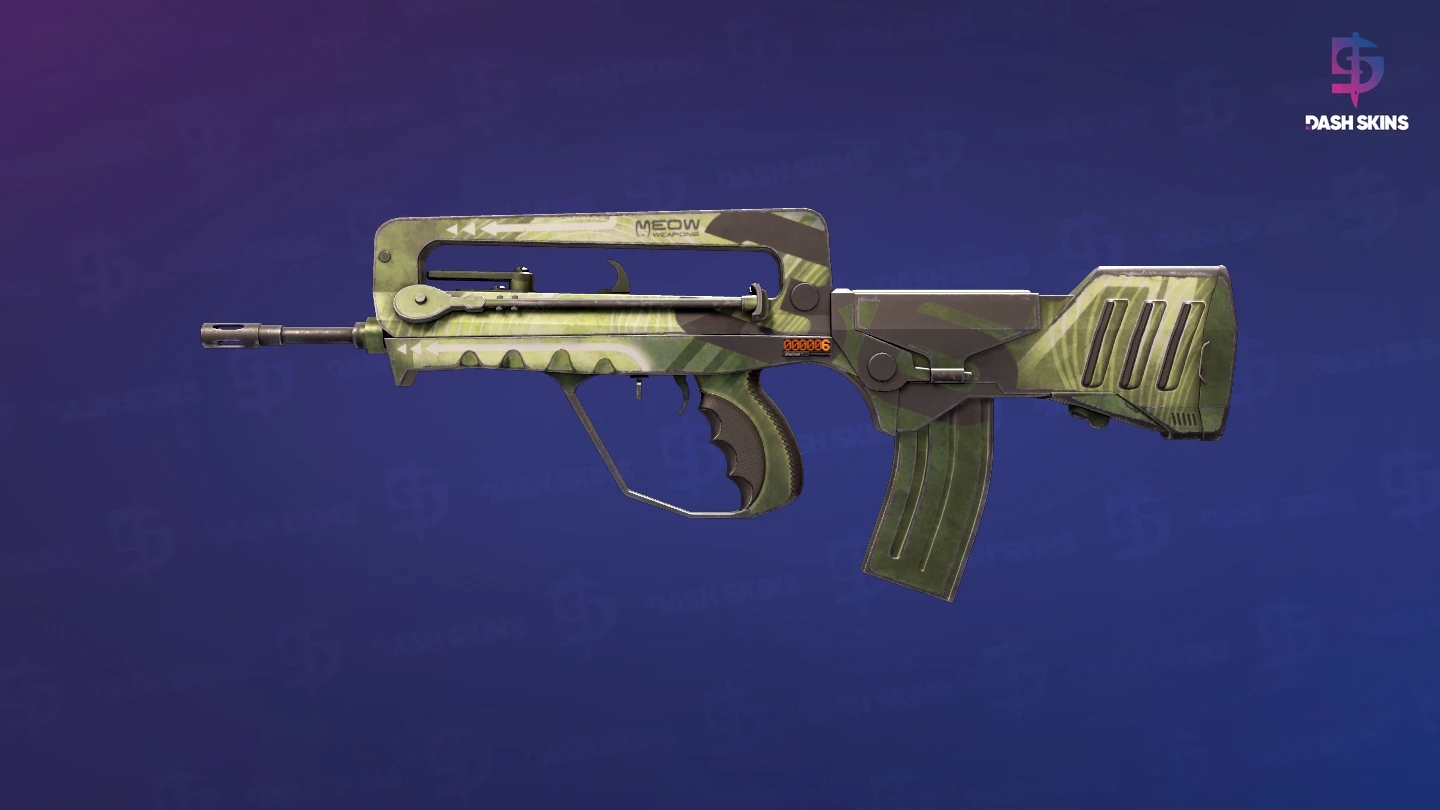 StatTrak™ FAMAS | Meow 36 (Minimal Wear) Screenshot Playside