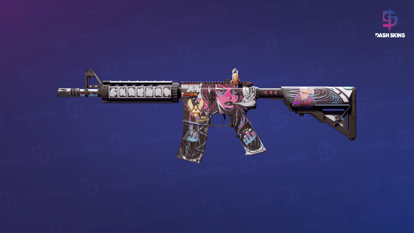 StatTrak™ M4A4 | Neo-Noir (Field-Tested) Screenshot Playside