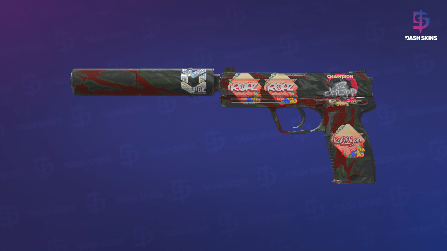 USP-S | Blood Tiger (Minimal Wear) Screenshot Playside