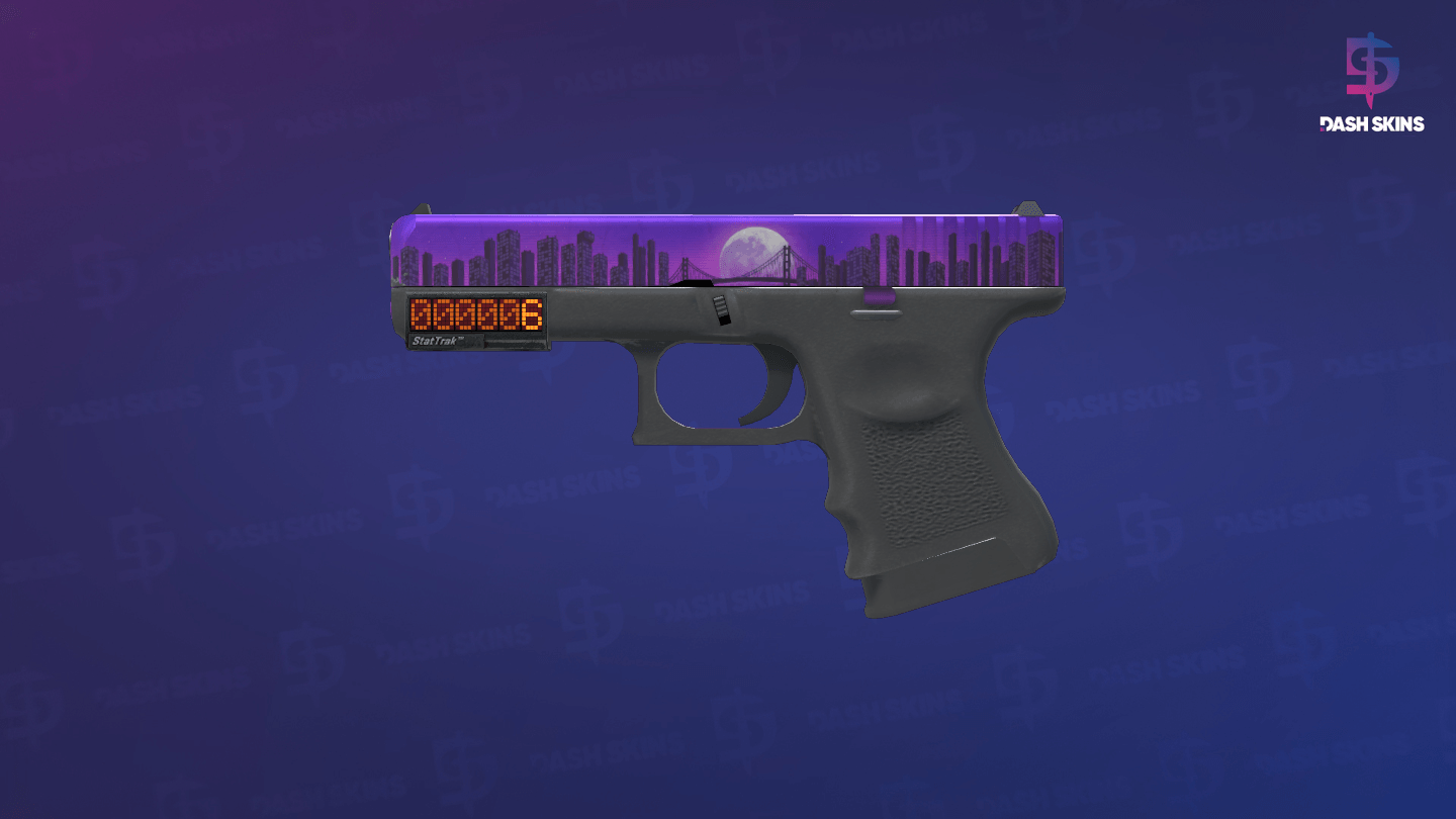 StatTrak™ Glock-18 | Moonrise (Factory New) Screenshot Playside