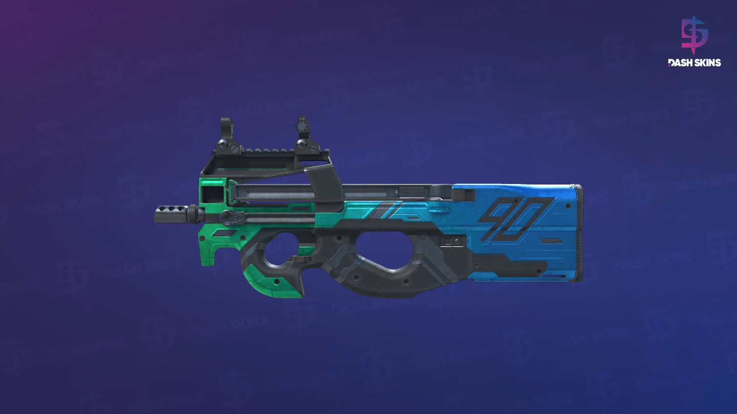 P90 | Wave Breaker (Minimal Wear) Screenshot Playside