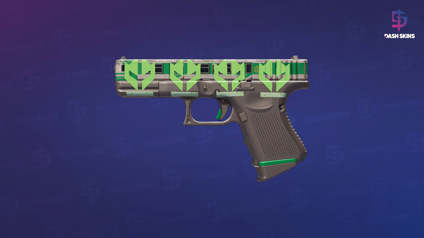 Glock-18 | Green Line (Minimal Wear) Screenshot Playside