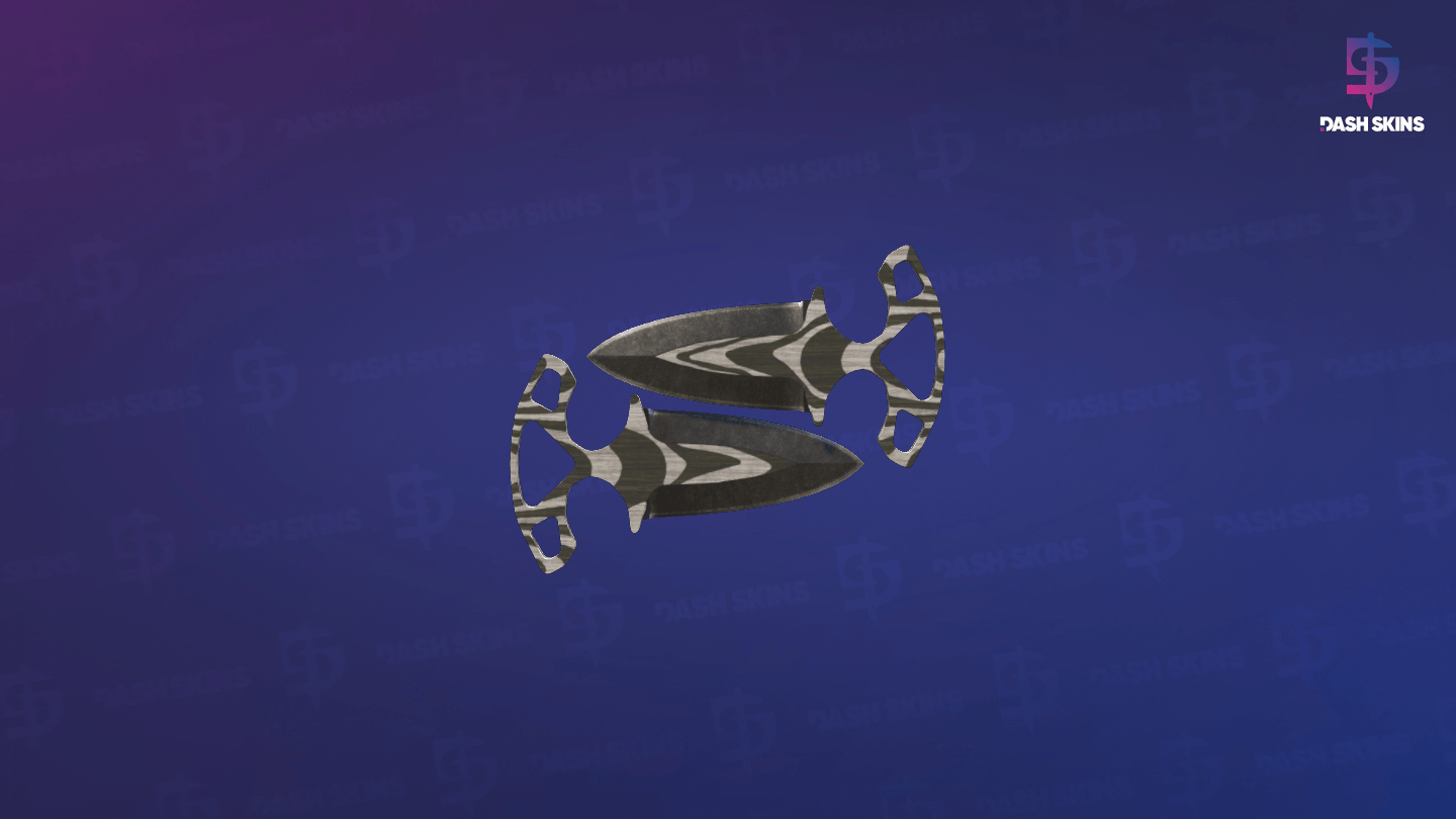 ★ Shadow Daggers | Black Laminate (Well-Worn) Screenshot Playside