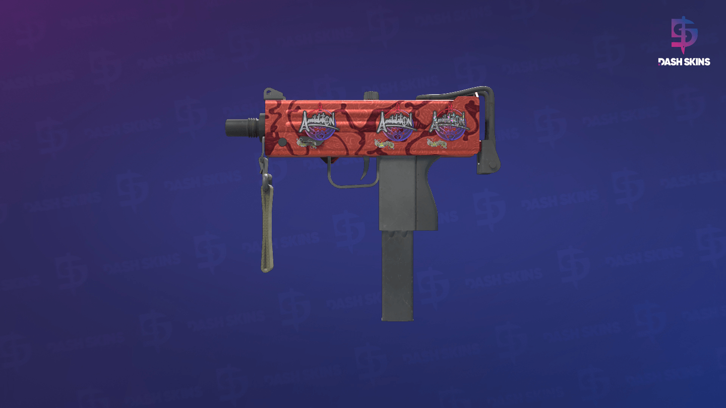 MAC-10 | Carnivore (Minimal Wear) Screenshot Playside