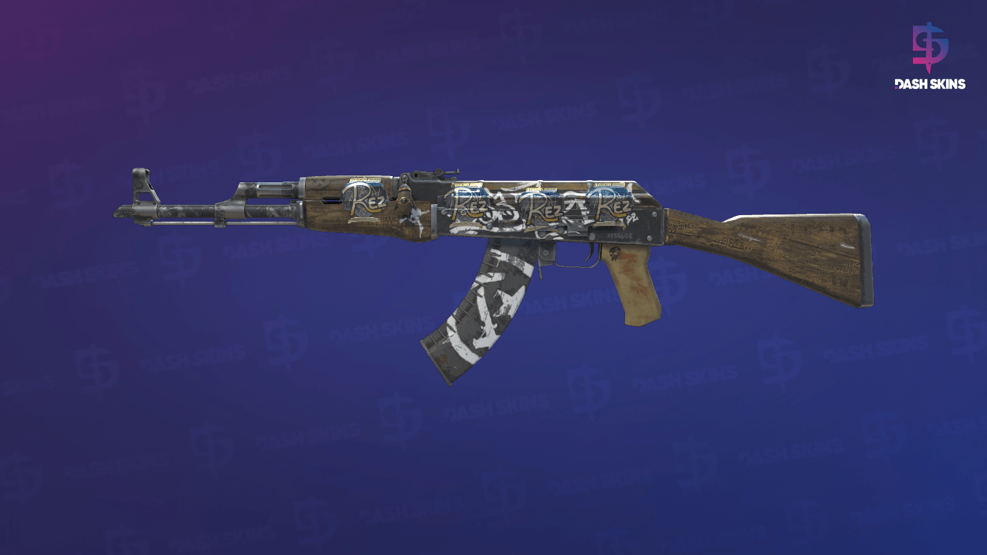 AK-47 | Wasteland Rebel (Field-Tested) Screenshot Playside